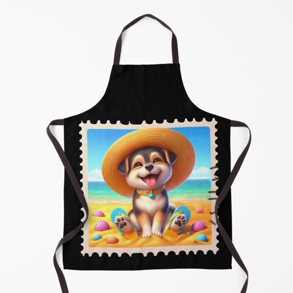 Item preview, Cute Puppy at the Beach designed and sold by Codavid85.