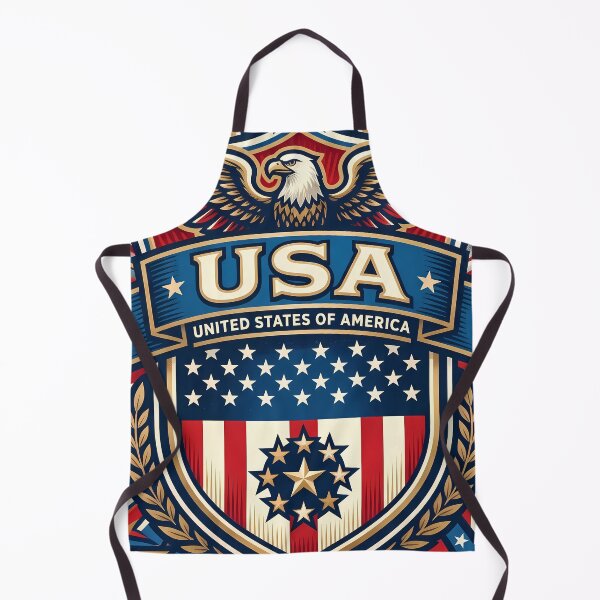 Item preview, NY Vintage American Flag Patriotic Eagle USA Pattern designed and sold by ART ATTACK ZONE.
