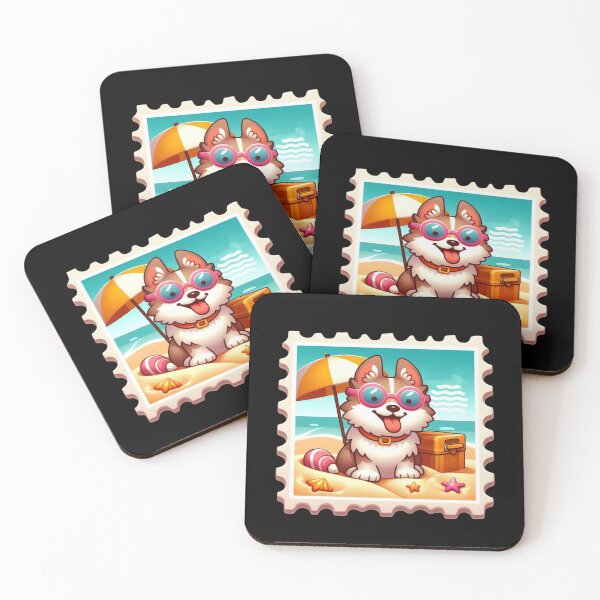 Item preview, Dog at the Beach With Sunglasses designed and sold by Codavid85.