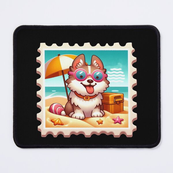 Item preview, Dog at the Beach With Sunglasses designed and sold by Codavid85.
