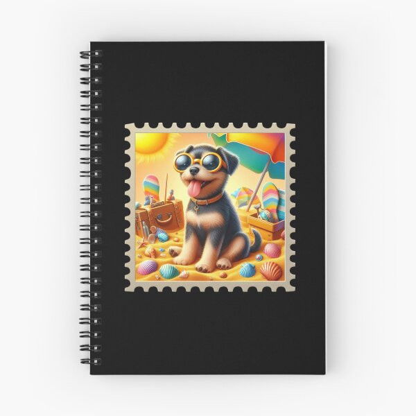 Item preview, Puppy Enjoying a Sunny Beach Day designed and sold by Codavid85.