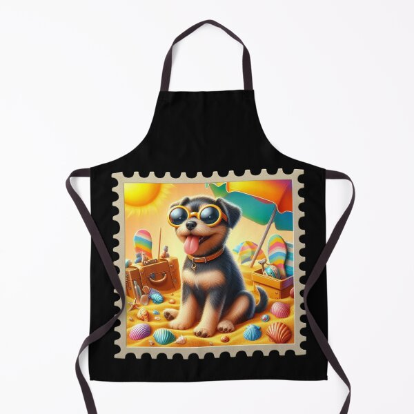 Item preview, Puppy Enjoying a Sunny Beach Day designed and sold by Codavid85.