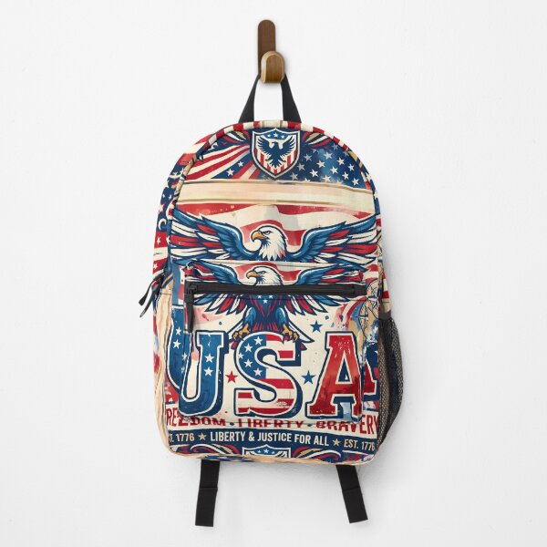 Item preview, Freedom Vintage American Flag Patriotic Eagle USA Pattern designed and sold by ART ATTACK ZONE.