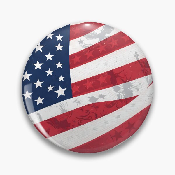 Item preview, Washington Vintage American Flag Patriotic Eagle USA Pattern designed and sold by ART ATTACK ZONE.