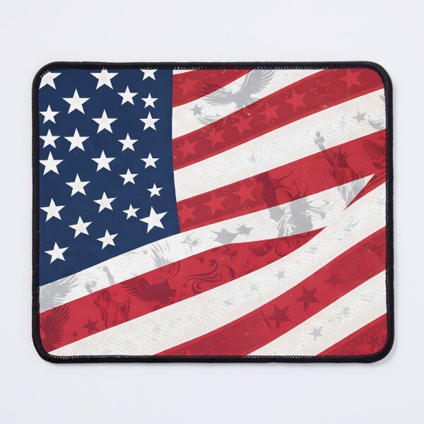 Item preview, Washington Vintage American Flag Patriotic Eagle USA Pattern designed and sold by ART ATTACK ZONE.