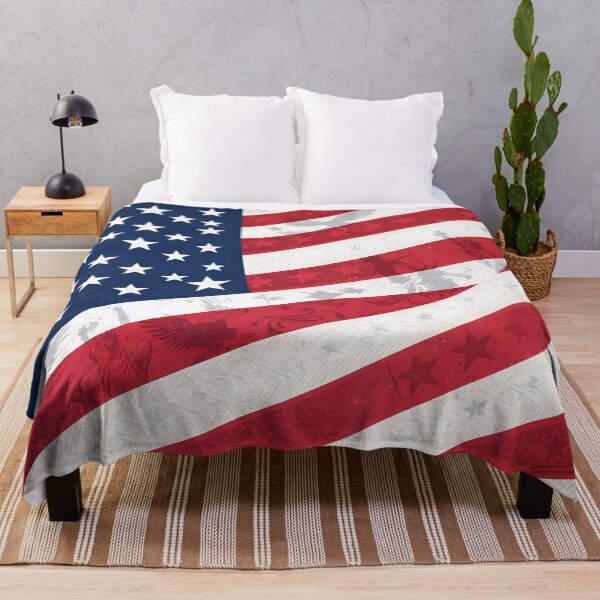 Item preview, Washington Vintage American Flag Patriotic Eagle USA Pattern designed and sold by ART ATTACK ZONE.