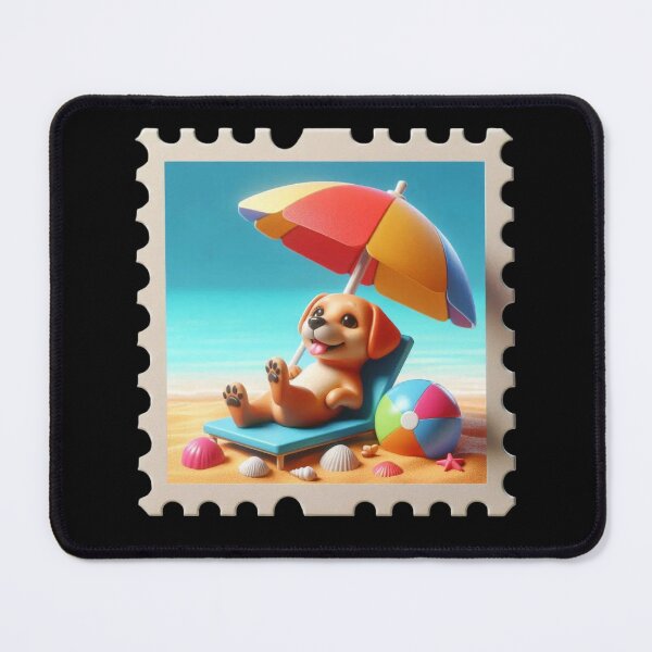 Item preview, Puppy Relaxing on the Beach designed and sold by Codavid85.