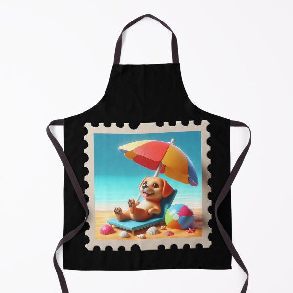 Item preview, Puppy Relaxing on the Beach designed and sold by Codavid85.