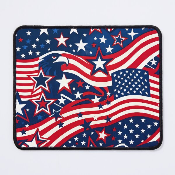 Item preview, Texas Vintage American Flag Patriotic Eagle USA Pattern designed and sold by ART ATTACK ZONE.