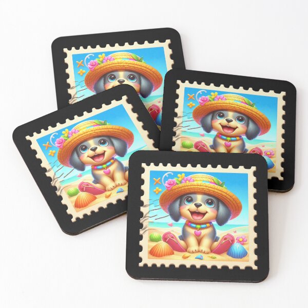 Item preview, Cute Puppy on the Beach designed and sold by Codavid85.