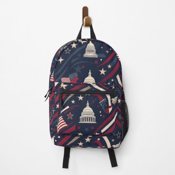 Item preview, United States American Flag Patriotic Eagle USA Pattern designed and sold by ART ATTACK ZONE.