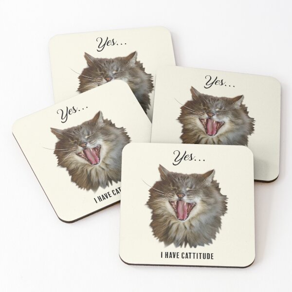 Item preview, I Have Cattitude designed and sold by Kabbrisons.