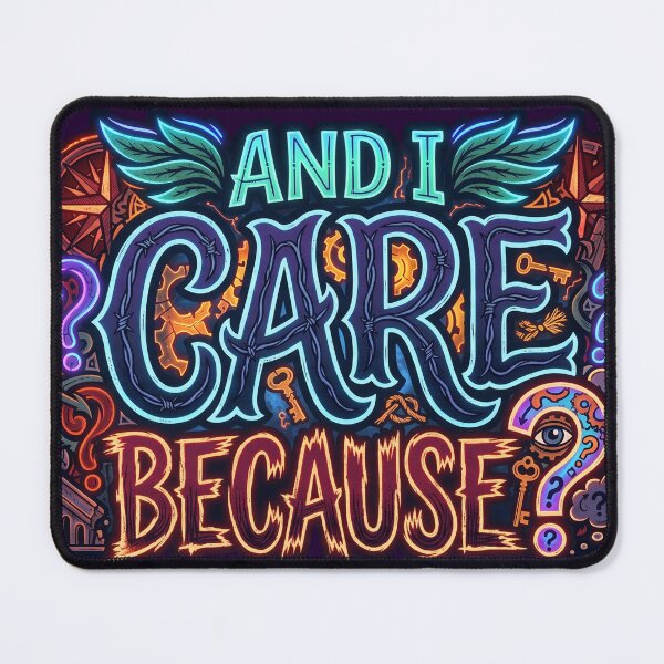Item preview, And I care because? designed and sold by DraysDesigns.
