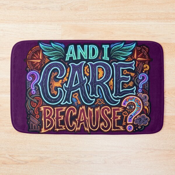 Item preview, And I care because? designed and sold by DraysDesigns.