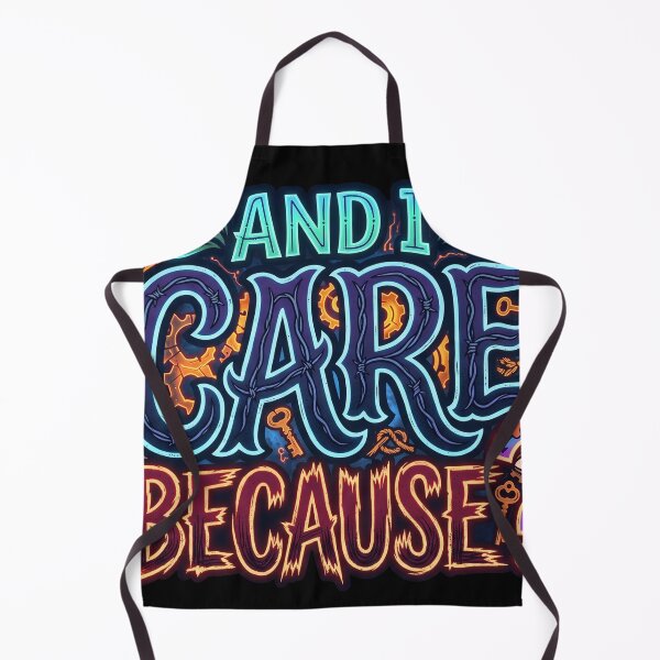 Item preview, And I care because? designed and sold by DraysDesigns.