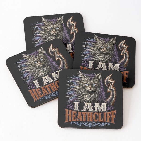 Item preview, Wuthering Heights: I Am Heathcliff, Feline and Fierce designed and sold by Fenay Designs.