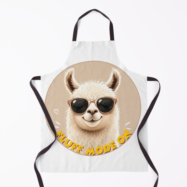 Item preview, Fluff Mode On Cute Llama With Sunglasses designed and sold by SabinasDesign.