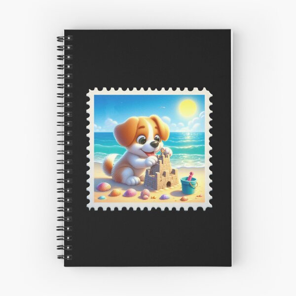 Item preview, Puppy Building Sandcastle on Beach designed and sold by Codavid85.