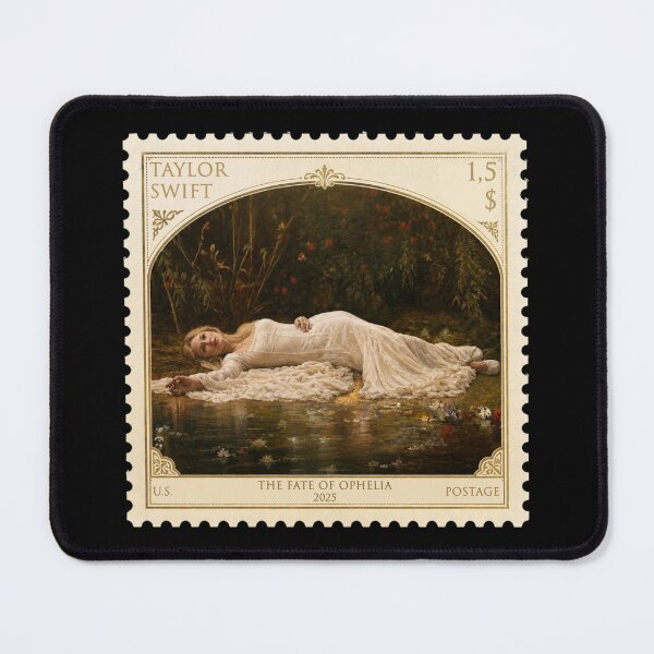Item preview, The fate of ophelia postage stamp designed and sold by MoodleDoon.