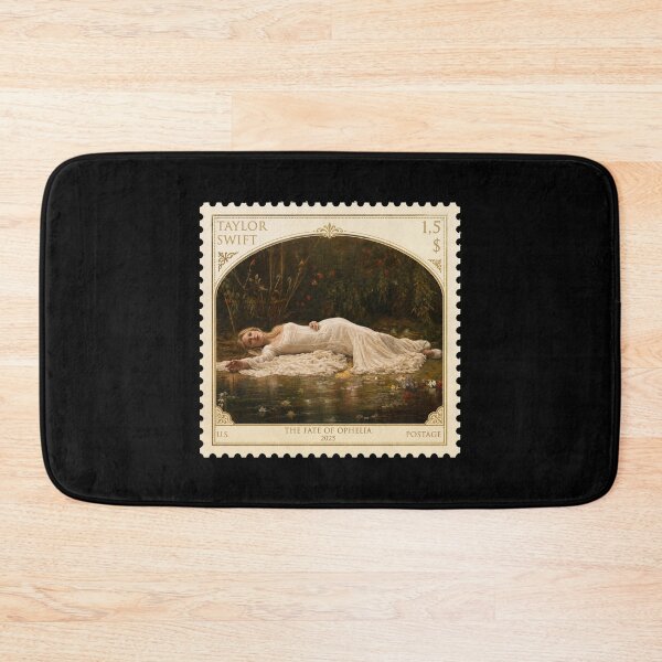 Item preview, The fate of ophelia postage stamp designed and sold by MoodleDoon.