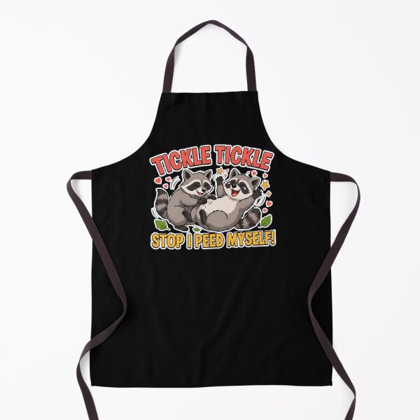 Item preview, Tickle Stop I Peed Myself Funny Raccoon Humor Graphic designed and sold by MagicSD Designs.