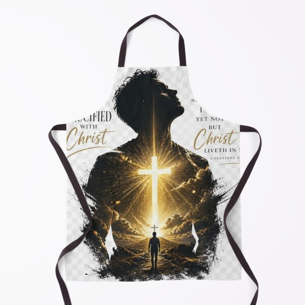Item preview, Galatians 2:20 Christian Design | Crucified With Christ Yet I Live By Faith designed and sold by Paltooproducts.