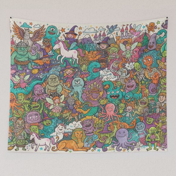 Item preview, MonsterParty designed and sold by DraysDesigns.