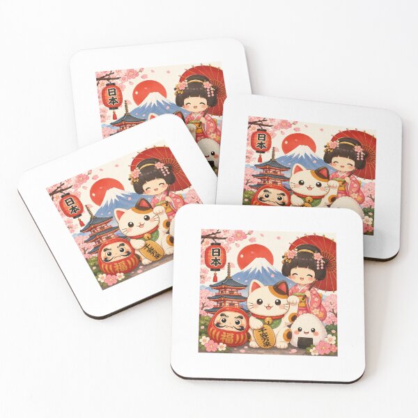 Item preview, Cute Daruma Japanese Culture Character Design designed and sold by オルフェドリーム.