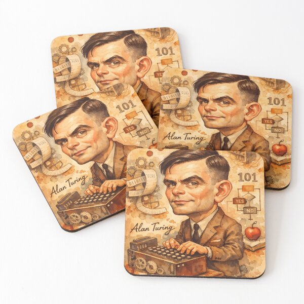 Item preview, Alan Turing designed and sold by Sarcastic designs.