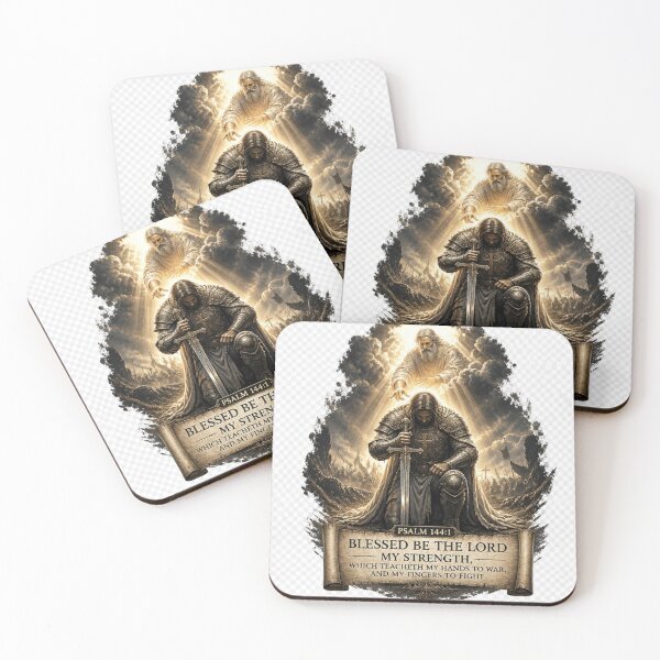 Item preview, Psalm 144:1 Christian Warrior Design | The LORD Is My Strength KJV Bible Verse designed and sold by Paltooproducts.
