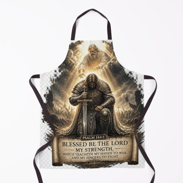 Item preview, Psalm 144:1 Christian Warrior Design | The LORD Is My Strength KJV Bible Verse designed and sold by Paltooproducts.