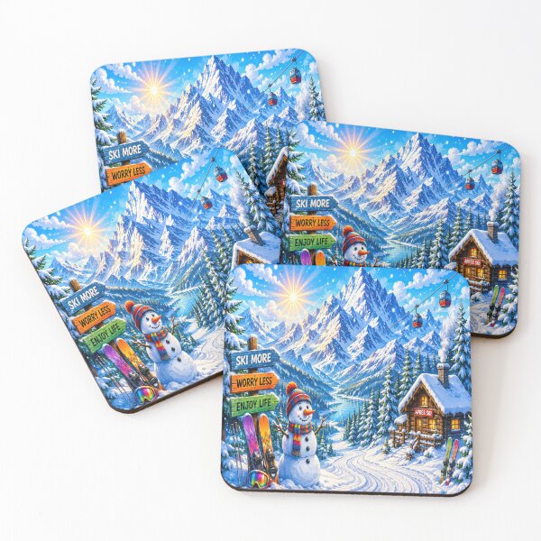 Item preview, Snowy Mountains Getaway designed and sold by DazzleKitty.