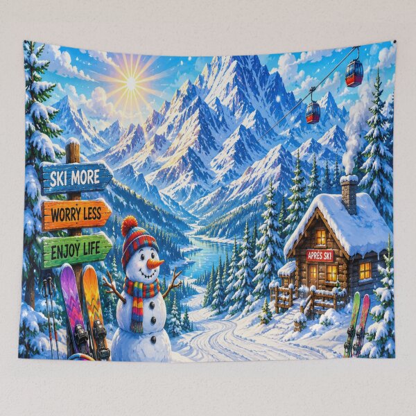 Item preview, Snowy Mountains Getaway designed and sold by DazzleKitty.