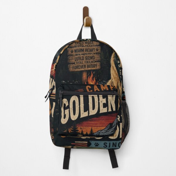 Item preview, Golden Retriever Adventure Together Vintage Camping Dog Shirt designed and sold by AtllasDesigns.