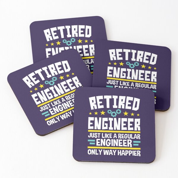 Item preview, Retired Engineer Just Like a Regular Engineer Only Way Happier designed and sold by jaygo.