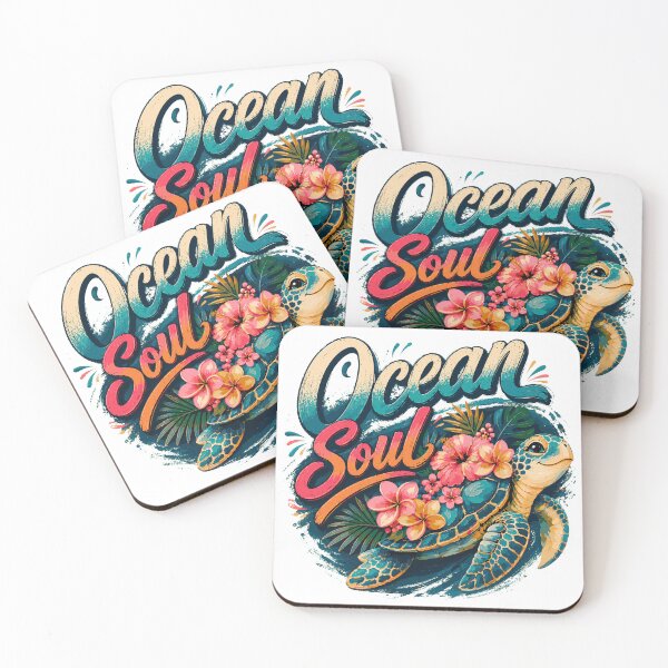 Item preview, Ocean Soul Sea Turtle | Cute Tropical Sea Turtle Beach Retro Summer Design designed and sold by BDLuck2021.