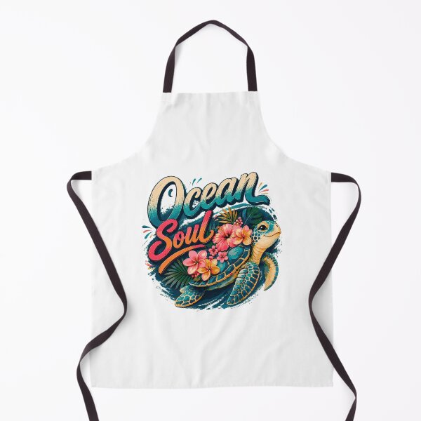 Item preview, Ocean Soul Sea Turtle | Cute Tropical Sea Turtle Beach Retro Summer Design designed and sold by BDLuck2021.