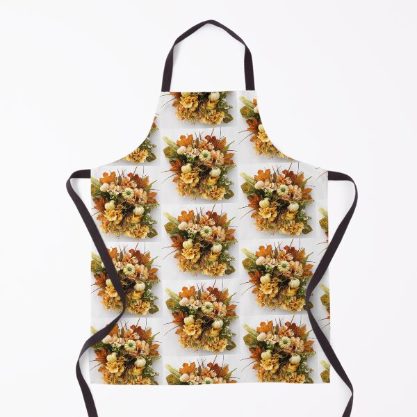 Item preview, Autumn Harvest Floral and Pumpkin Mixed Media Art designed and sold by THE SPLATTERED HAUS BY SAGE BANKS.