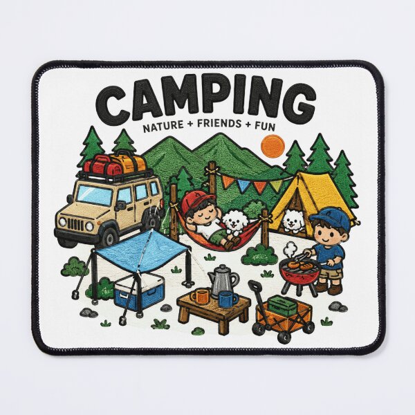 Item preview, Camping Nature Friends Fun Adventure designed and sold by WearTheVibe Store.