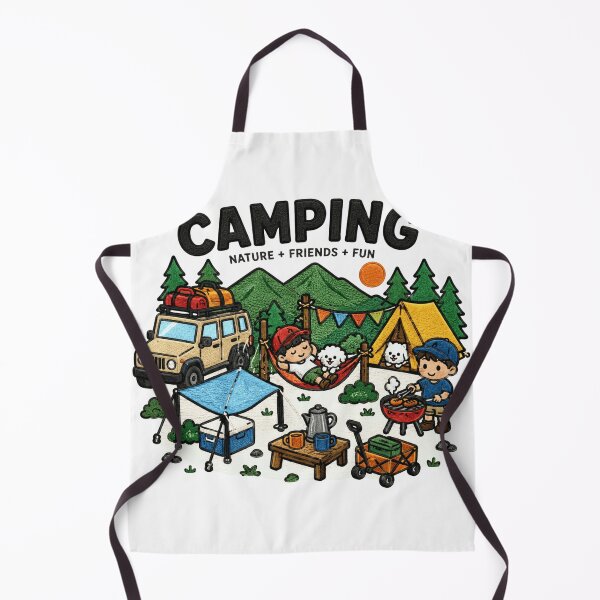 Item preview, Camping Nature Friends Fun Adventure designed and sold by WearTheVibe Store.