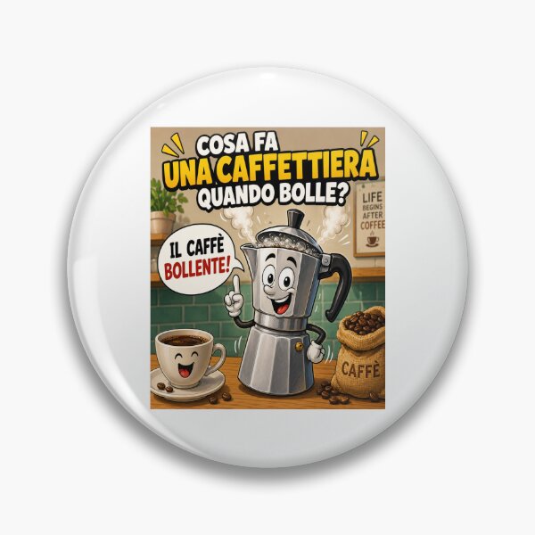 Item preview, Funny Coffee Maker – Hot Coffee Cartoon Joke designed and sold by RipantinaFantasy .