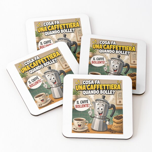Item preview, Funny Coffee Maker – Hot Coffee Cartoon Joke designed and sold by RipantinaFantasy .