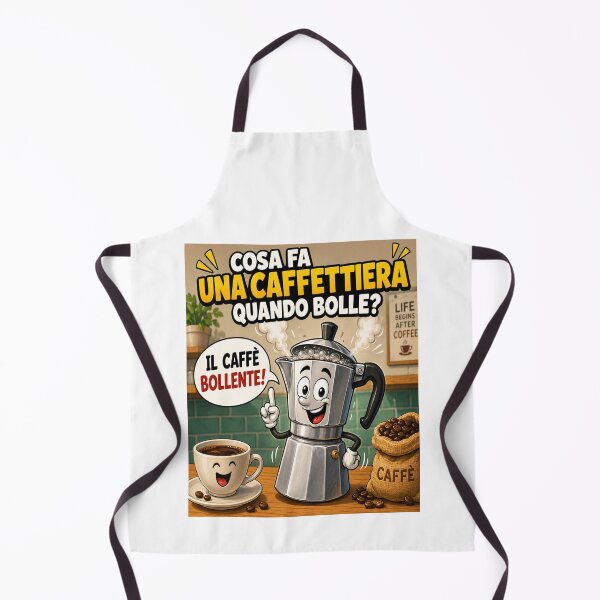 Item preview, Funny Coffee Maker – Hot Coffee Cartoon Joke designed and sold by RipantinaFantasy .