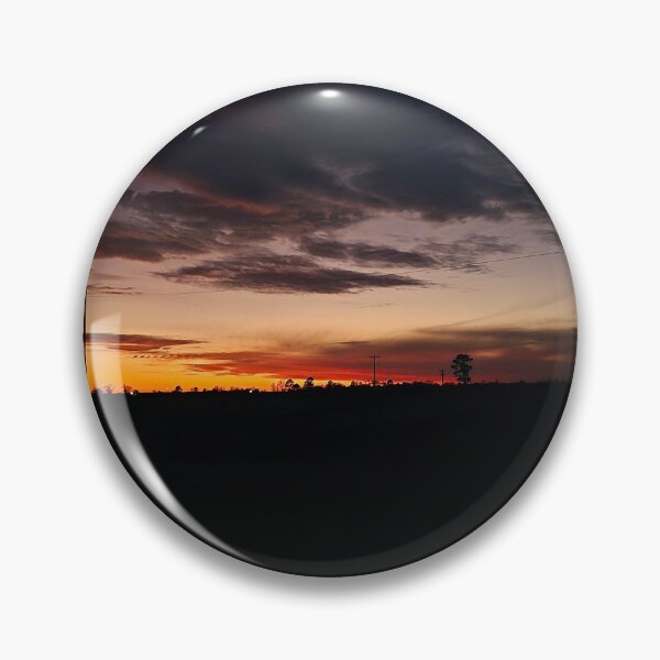 Item preview, Stunning Sunset Over Silhouetted Landscape designed and sold by Stacey's unpromised.