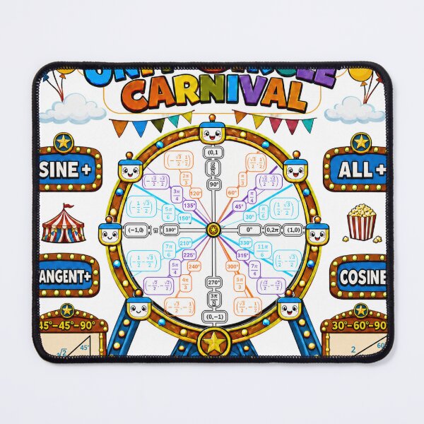Item preview, Unit Circle Carnival designed and sold by ForestaMath.