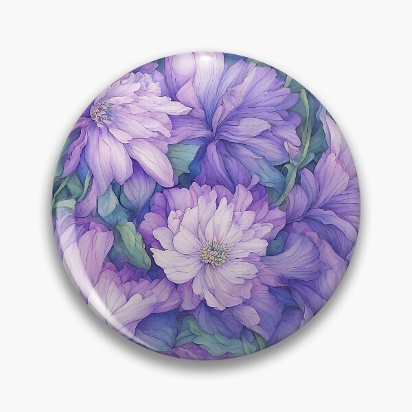 Item preview, A Garden of Purple Flowers designed and sold by LaRoach Digital Arts.