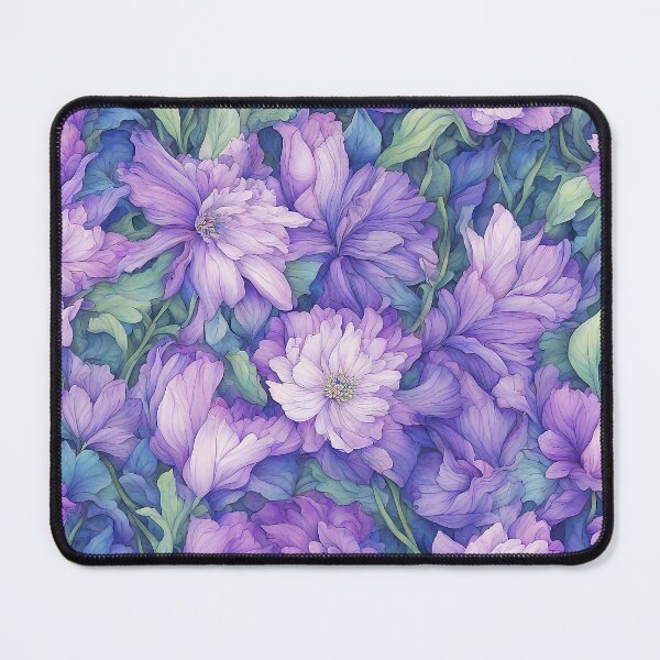 Item preview, A Garden of Purple Flowers designed and sold by LaRoach Digital Arts.