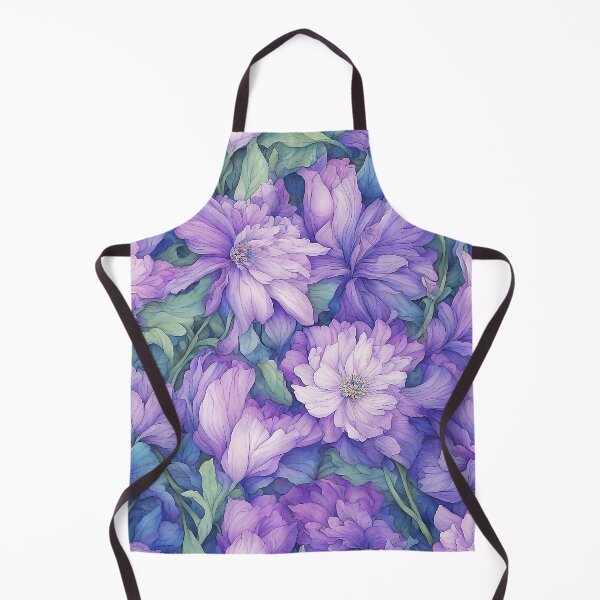 Item preview, A Garden of Purple Flowers designed and sold by LaRoach Digital Arts.