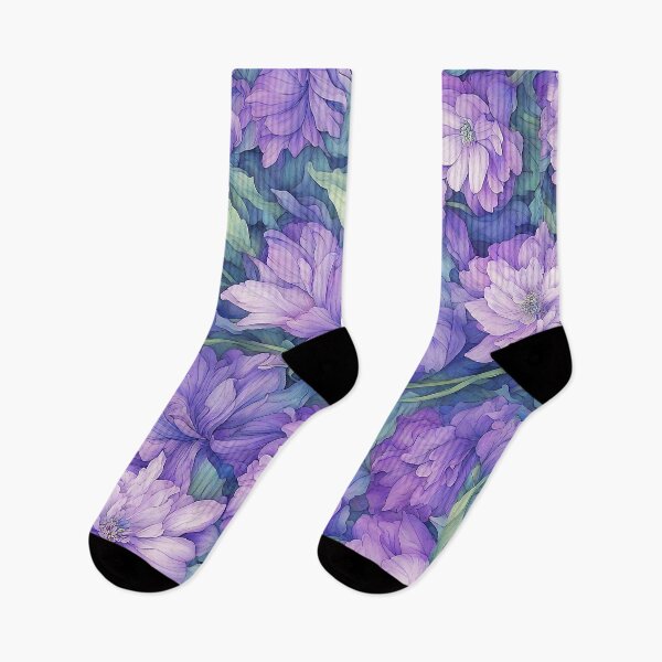 Item preview, A Garden of Purple Flowers designed and sold by LaRoach Digital Arts.