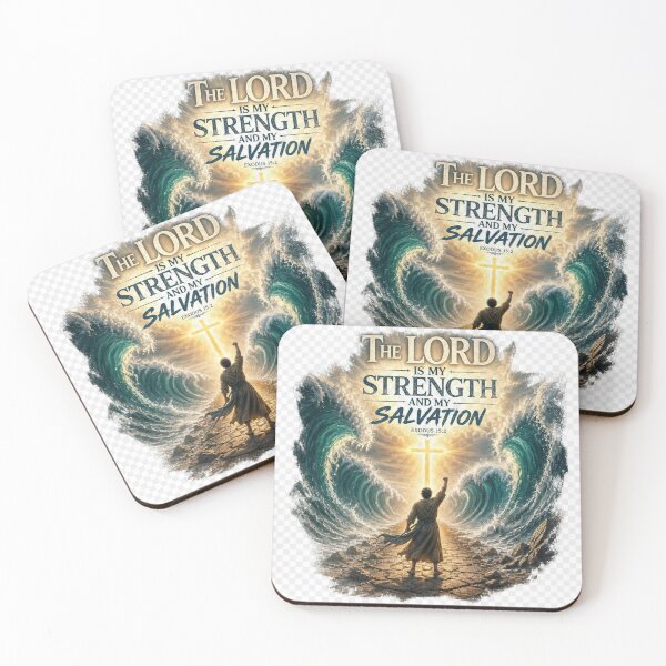 Item preview, Exodus 15:2 Christian Design | The LORD Is My Strength And My Salvation KJV designed and sold by Paltooproducts.